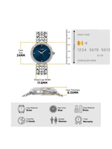 Timex Fria 34mm Blue Dial Analog Women Watch TWEL13906