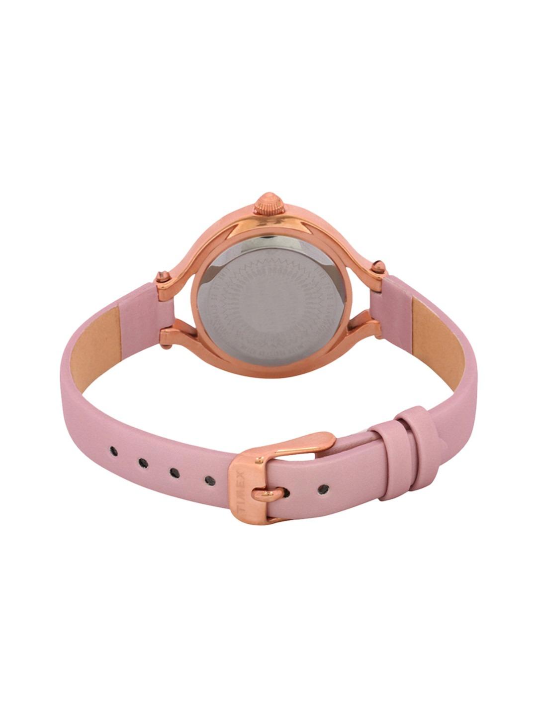 Timex Fria 33mm Pink Dial Analog Women Watch TWEL14000