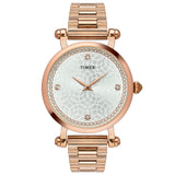 Timex 35 mm Silver Dial Women Analog Watch TWEL14301