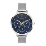 Timex 38 mm Blue Dial Women Multifunction Watch TWEL14500