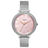 Timex 38 mm Pink Dial Women Analog Watch TWEL14700