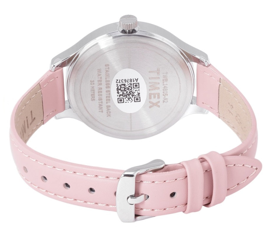 Timex 36 mm Silver Dial Women Analog Watch TWEL14805