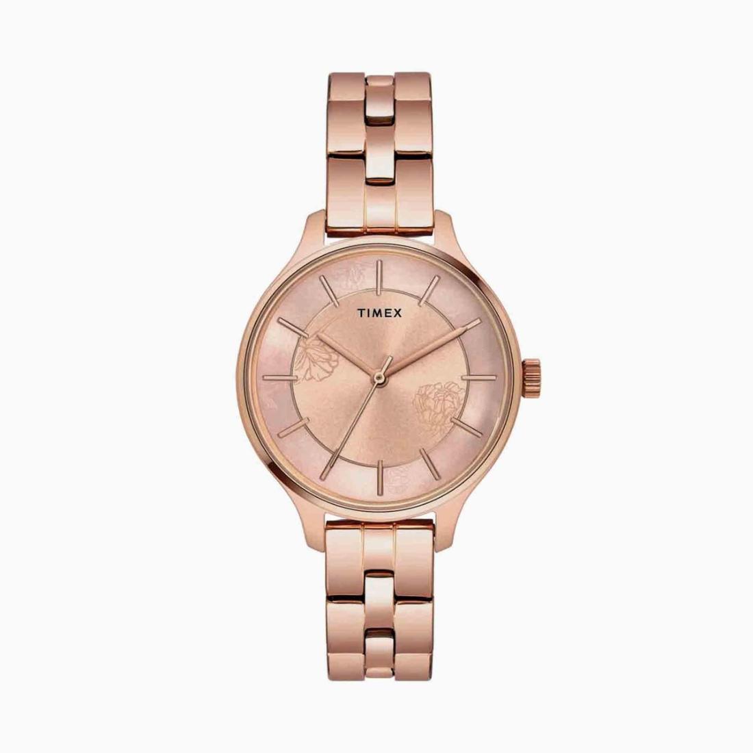 Timex Women Pink 36 mm Dial Analog Watch - TWEL14808