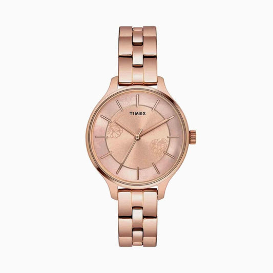 Timex Women Pink 36 mm Dial Analog Watch - TWEL14808