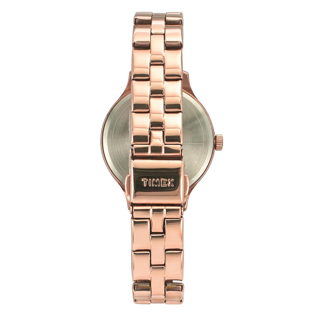 Timex Women Rose Gold 36 mm Dial Analog Watch TWEL14814