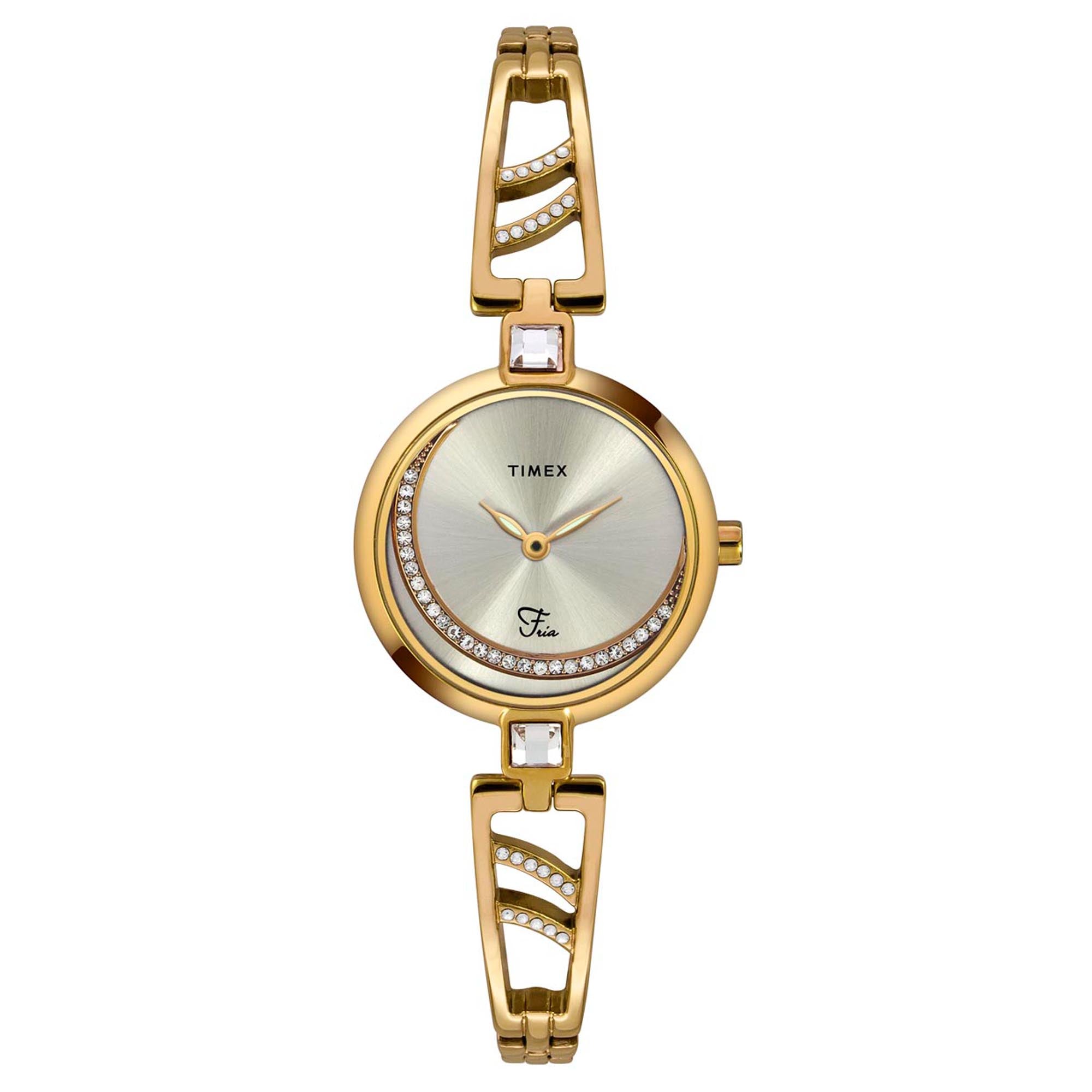 Timex 28 mm Silver Dial Women Analog Watch TWEL15200