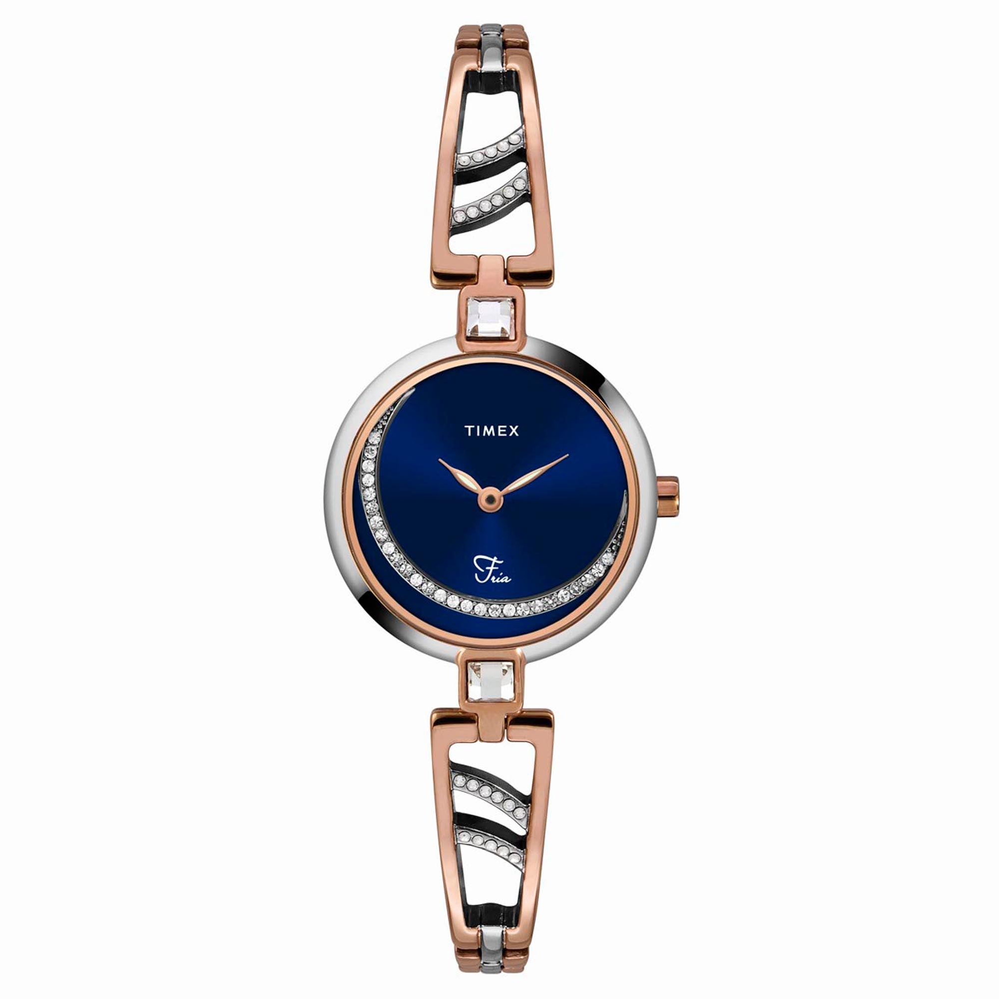 Timex 28 mm Blue Dial Women Analog Watch TWEL15202