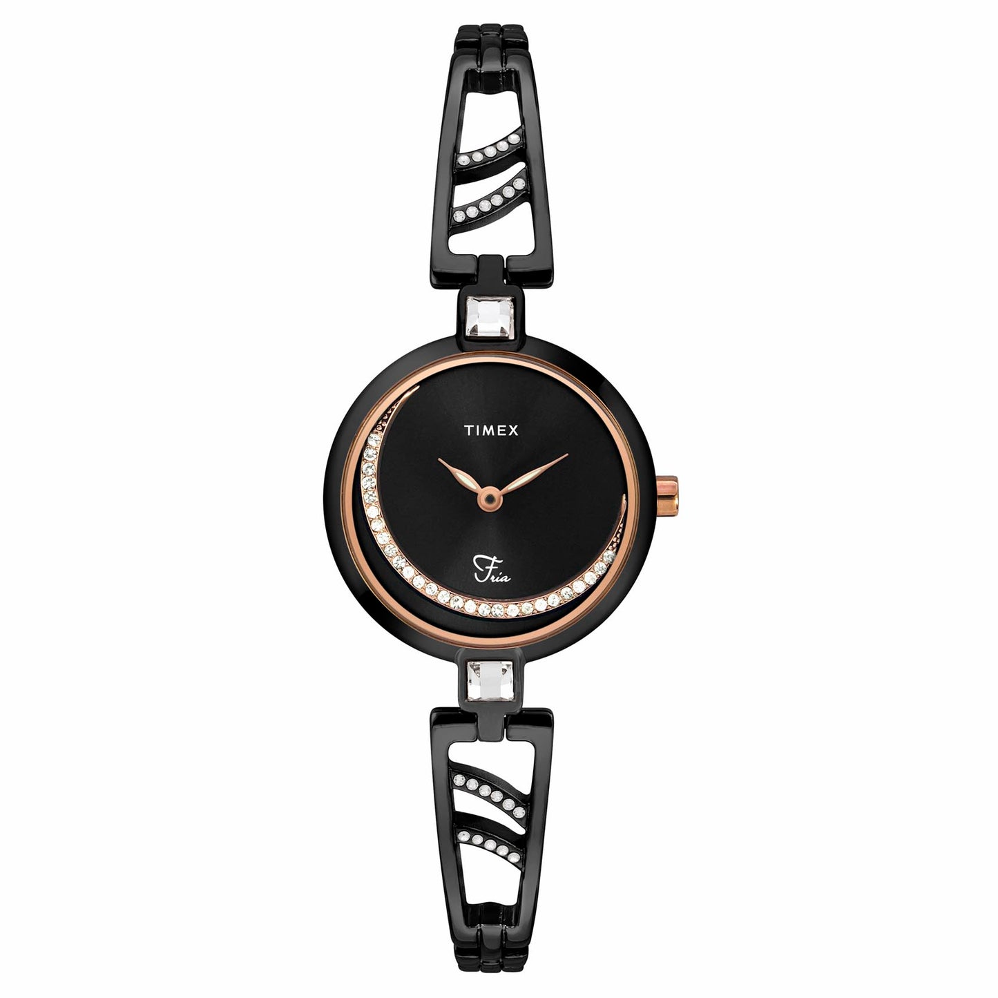 Timex Black Dial Women Analog Watch - TWEL15205