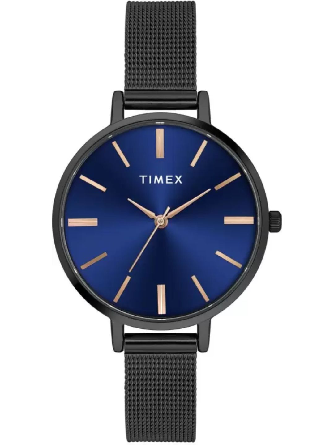 Timex 35 mm Analog Blue Dial Women Watch TWEL155SMU03