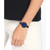 Timex 35 mm Analog Blue Dial Women Watch TWEL155SMU03
