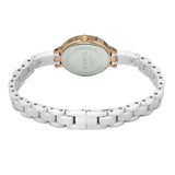 Timex 28 mm Mother Of Pearl White Dial Women Analog Watch TWEL15700