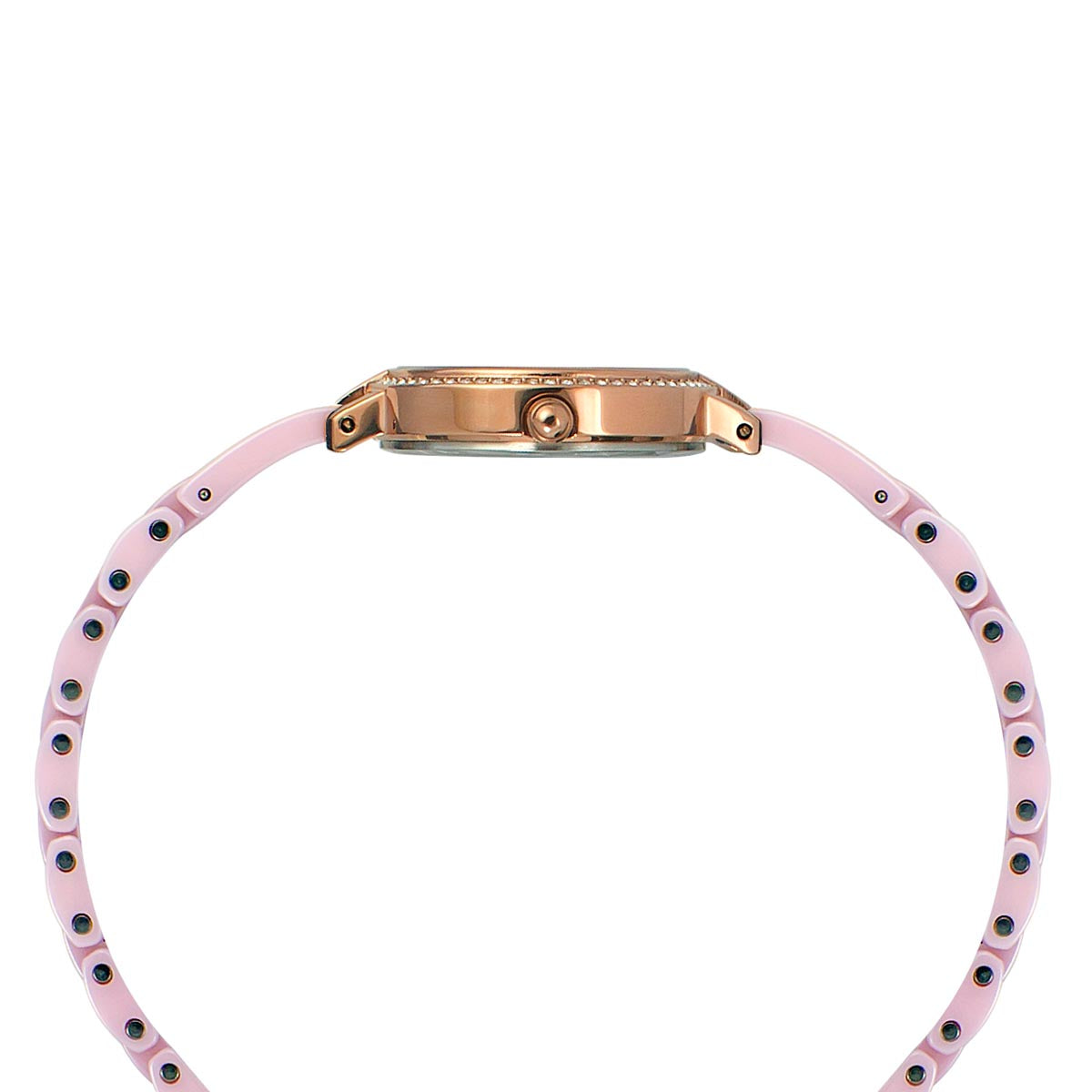 Timex 28 mm Mother Of Pearl Pink Dial Women Analog Watch TWEL15701
