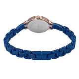 Timex 28 mm Mother Of Pearl Blue Dial Women Analog Watch TWEL15702