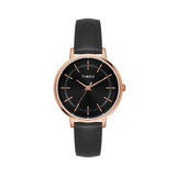 Timex Women 34 mm Size Black Dial Analog Watch TWEL15802