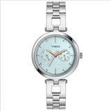 Timex 36 mm Blue Dial Women Analog Watch TWEL16600