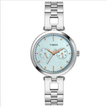 Timex Blue Dial Women Analog Watch - TWEL16600