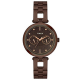 Timex 36 mm Brown Dial Women Analog Watch TWEL16603