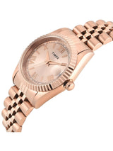 Timex Women 31 mm Quartz Analog Rose Gold Dial Stainless Steel Strap Watch TWEL222SMU06