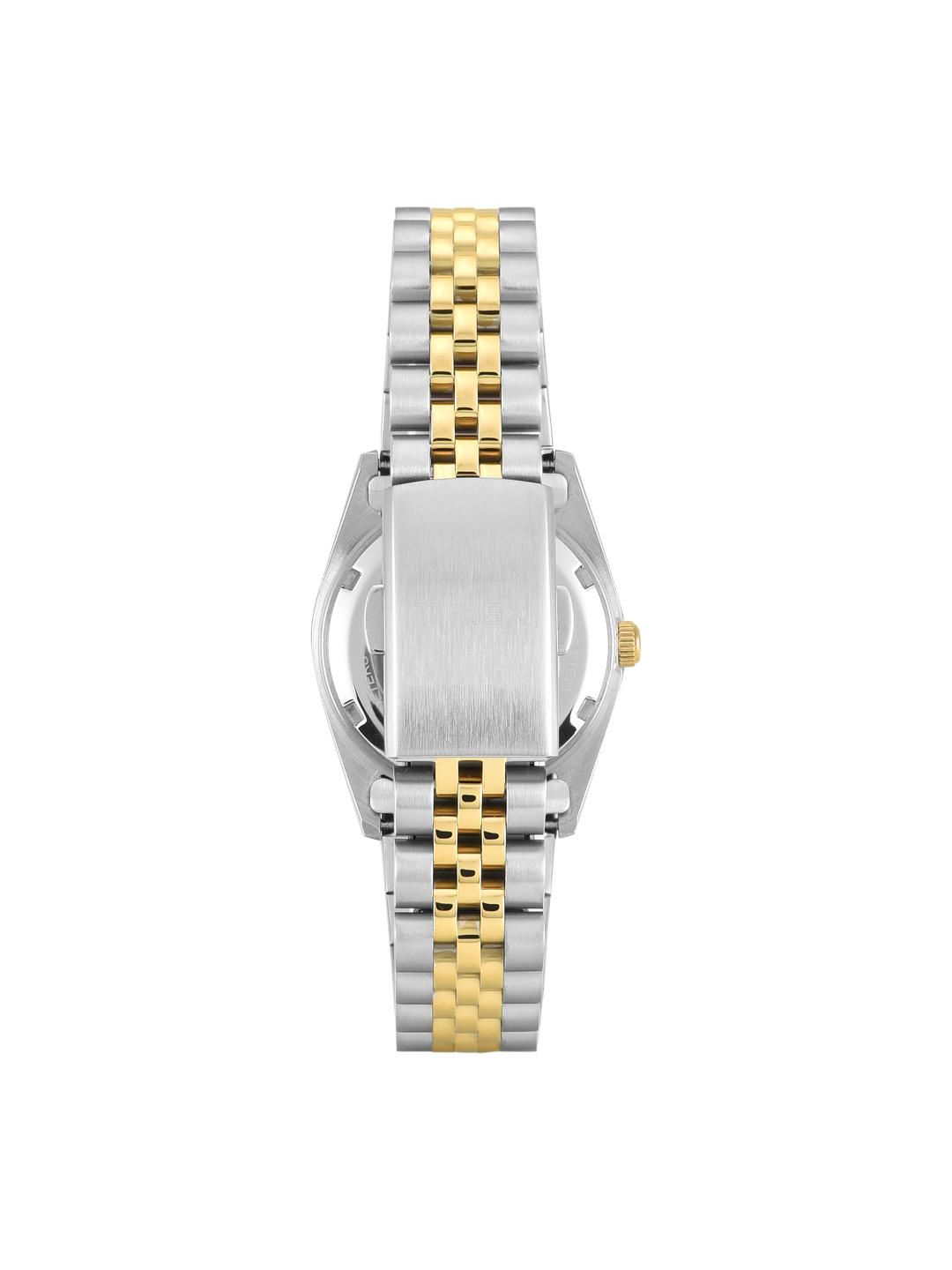 Timex Women 31 mm Quartz Analog Green Dial Stainless Steel Strap Watch TWEL222SMU08