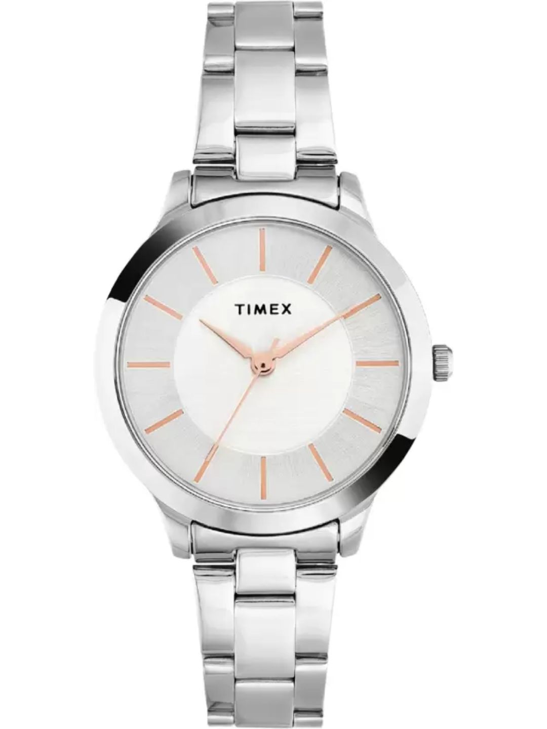 Timex 32 mm Analog Silver Dial Women Watch TWEL99SMU01