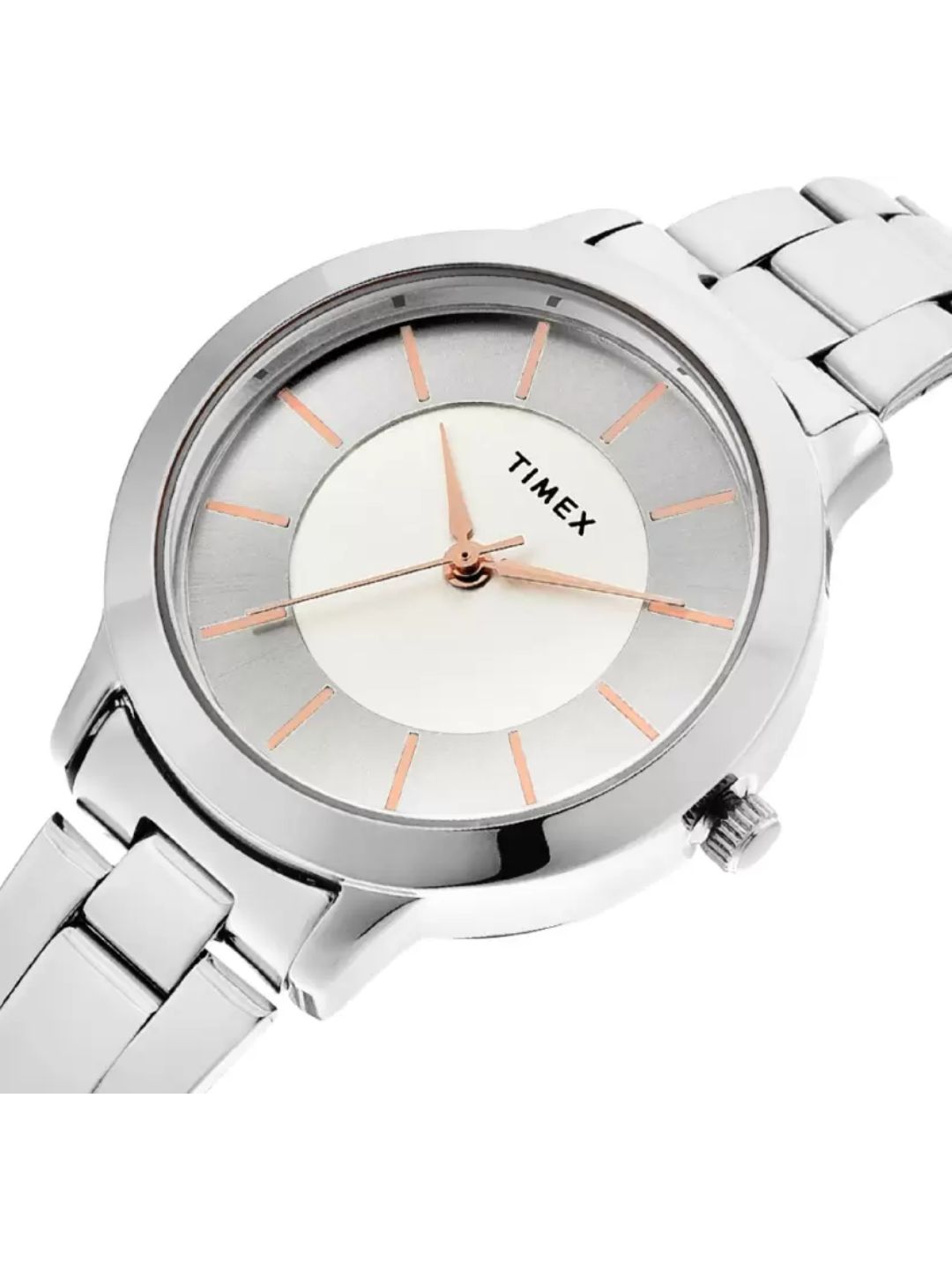 Timex 32 mm Analog Silver Dial Women Watch TWEL99SMU01