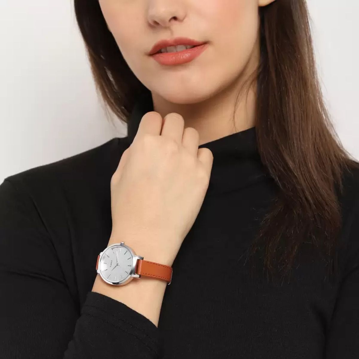 Timex 34 mm Analog Silver Dial Women Watch TWHL41SMU01
