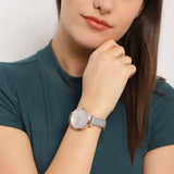 Timex 34 mm Analog Silver Dial Women Watch TWHL41SMU02