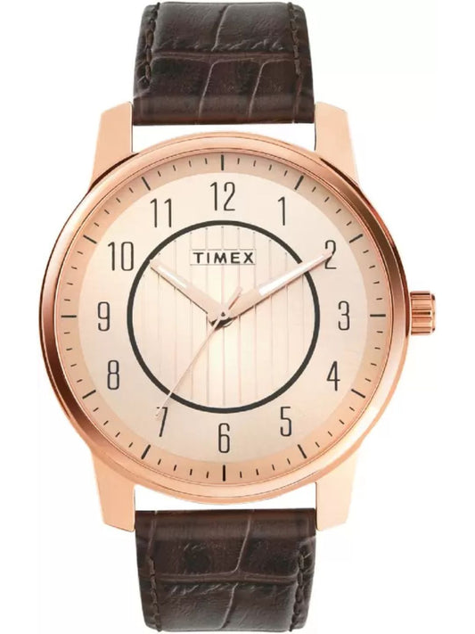 Timex Analog Gold Dial Men Watch - TWNTG07SMU03