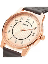 Timex 41 mm Analog Gold Dial Men Watch TWNTG07SMU03