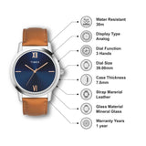Timex 39 mm Analog Blue Dial Men Watch TWTG31SMU01