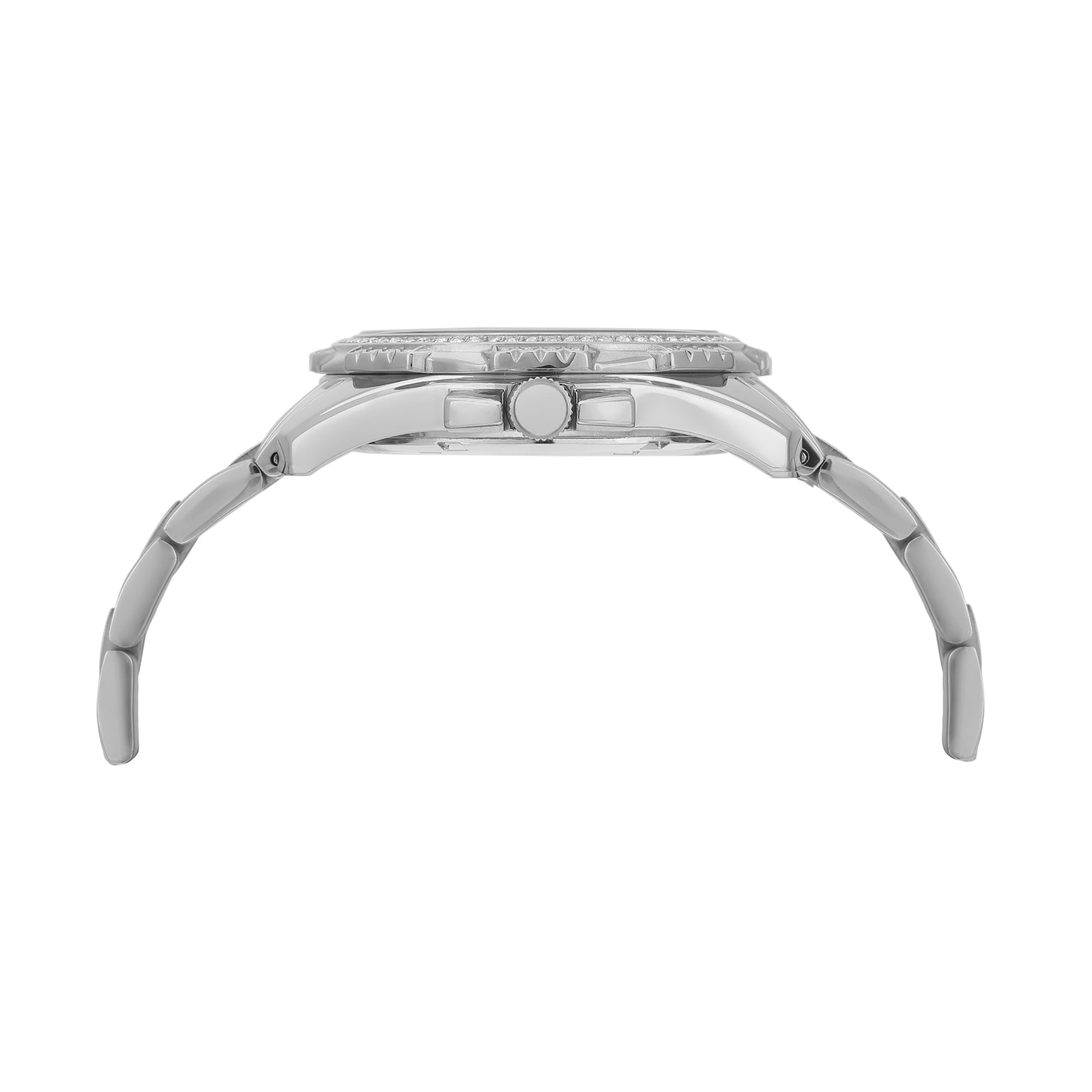 Guess 39 mm Silver Dial Women Watch U0286L1M