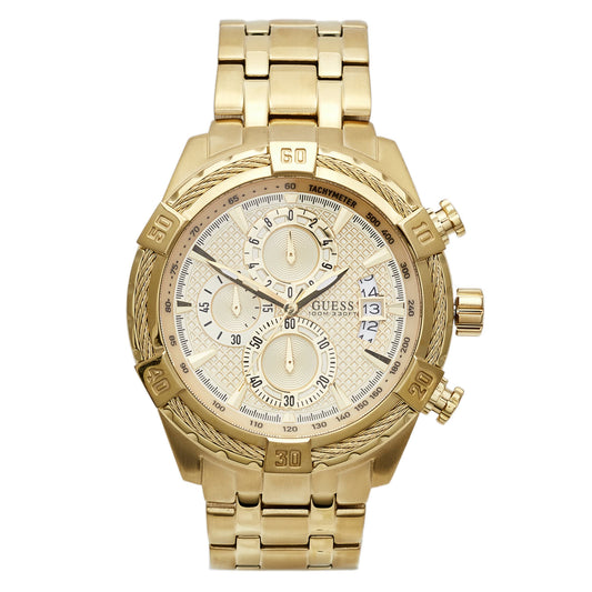 Guess Beige Dial Men Analog Watch - U0522G5M