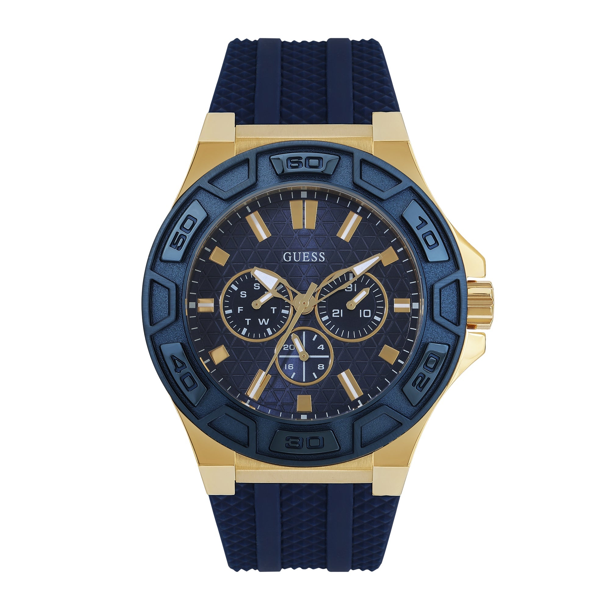 Guess Blue Dial Men Analog Watch U0674G2M