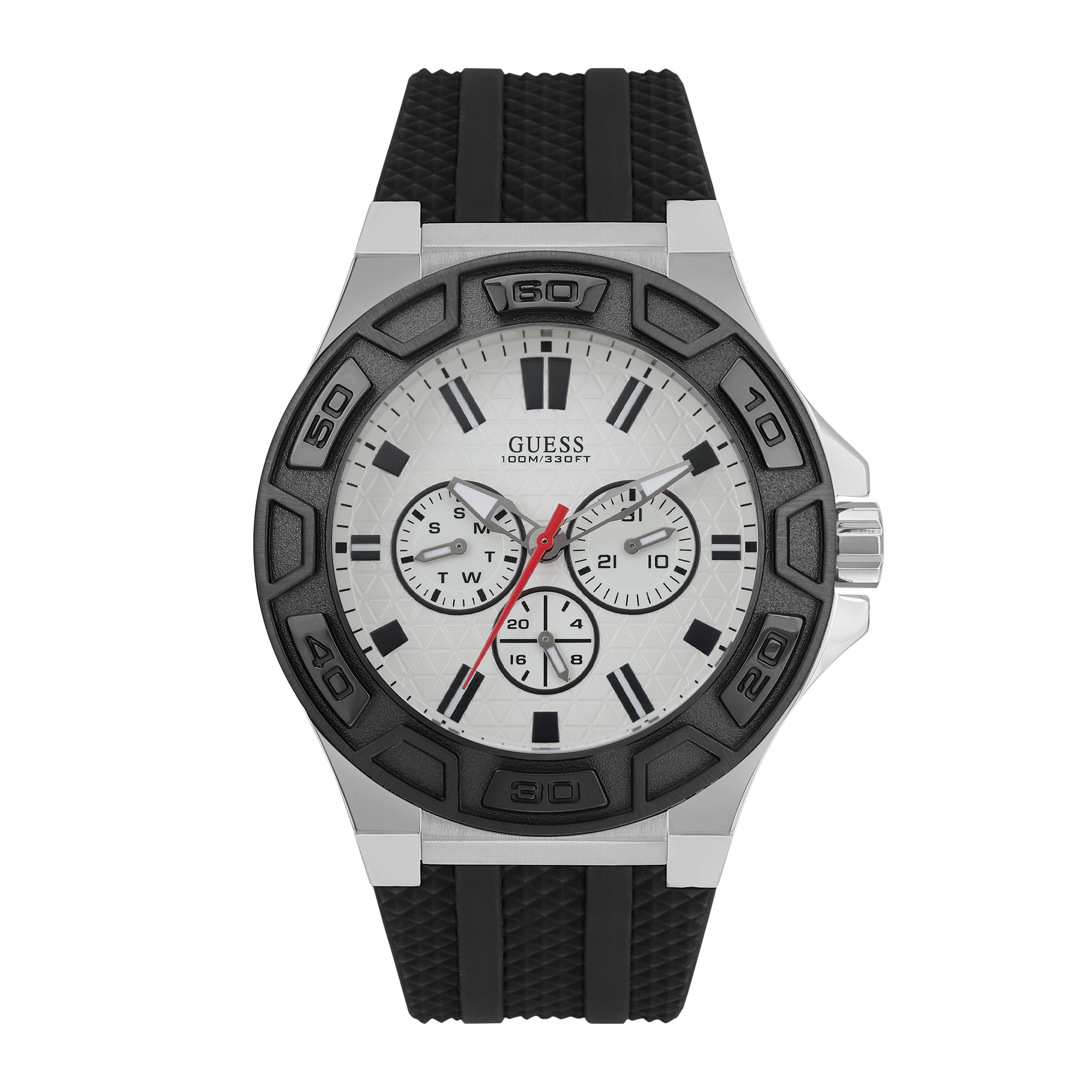 Guess 45 mm White Dial Men Watch U0674G3M