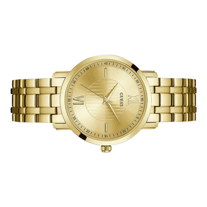 Guess Dress 40 mm Gold Dial Men Analog Watch - U0716G3M