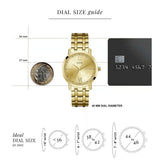 Guess Dress 40 mm Gold Dial Men Analog Watch U0716G3M