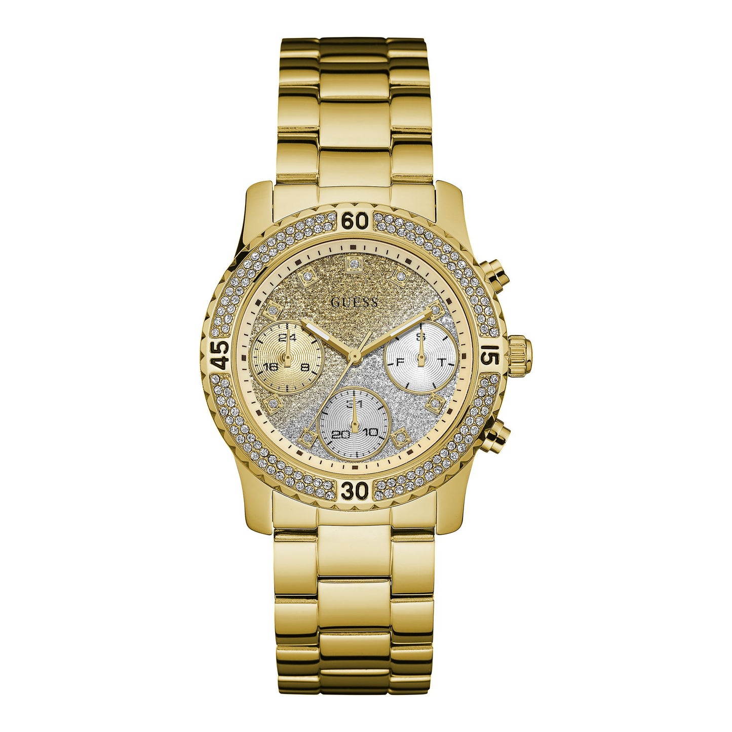 Guess Gold Dial Women Analog Watch - U0774L5M