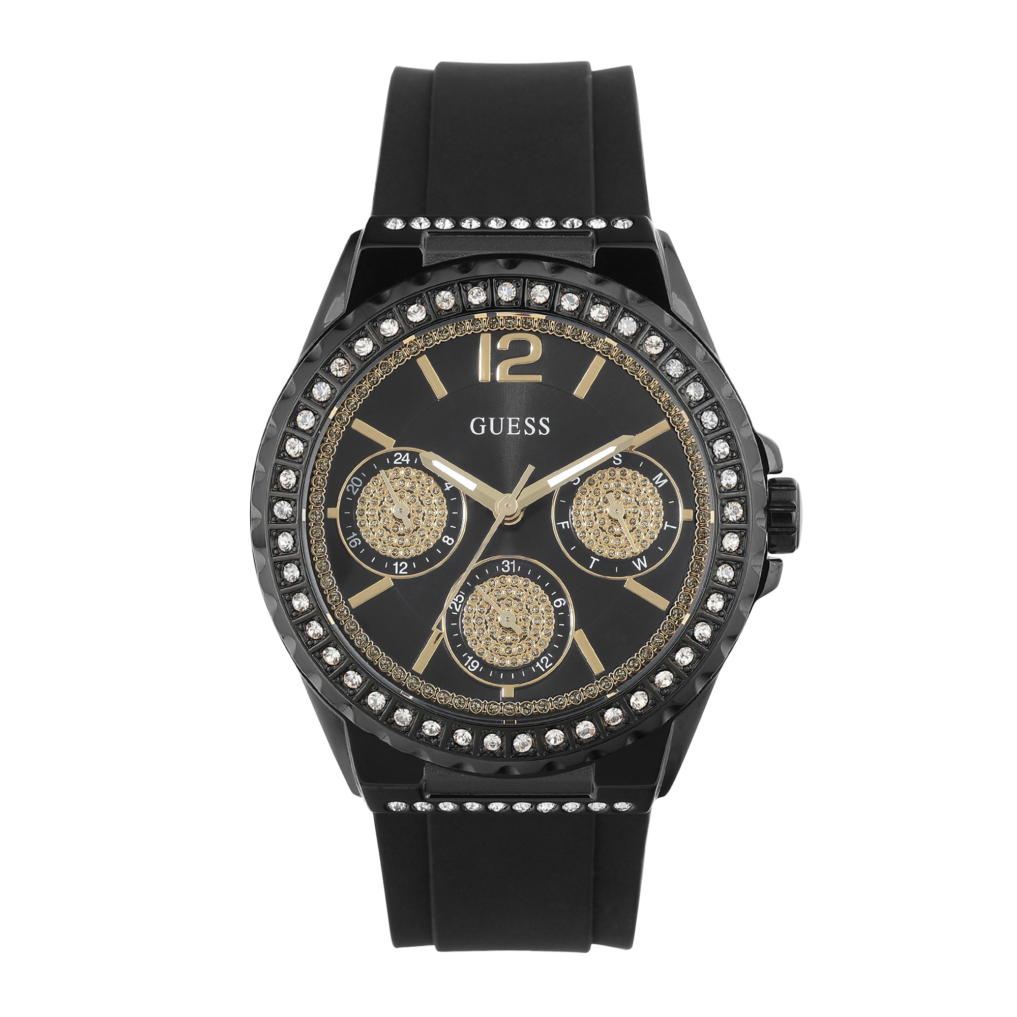 Guess 40 mm Black Dial Women Watch U0846L1M