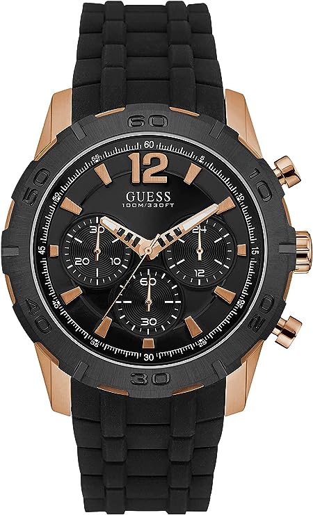 Guess Men Black Dial Multifunction Watch - U0864G2M