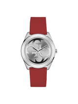 analog silver dial women's watch