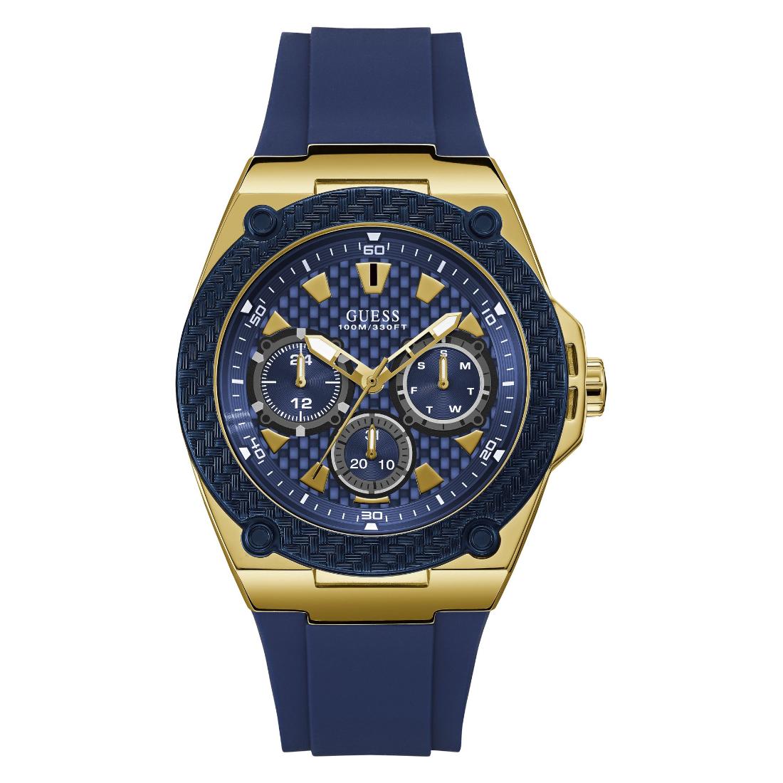 Guess Sport 45 mm Size Blue Dial Men Chronograph Watch U1049G9