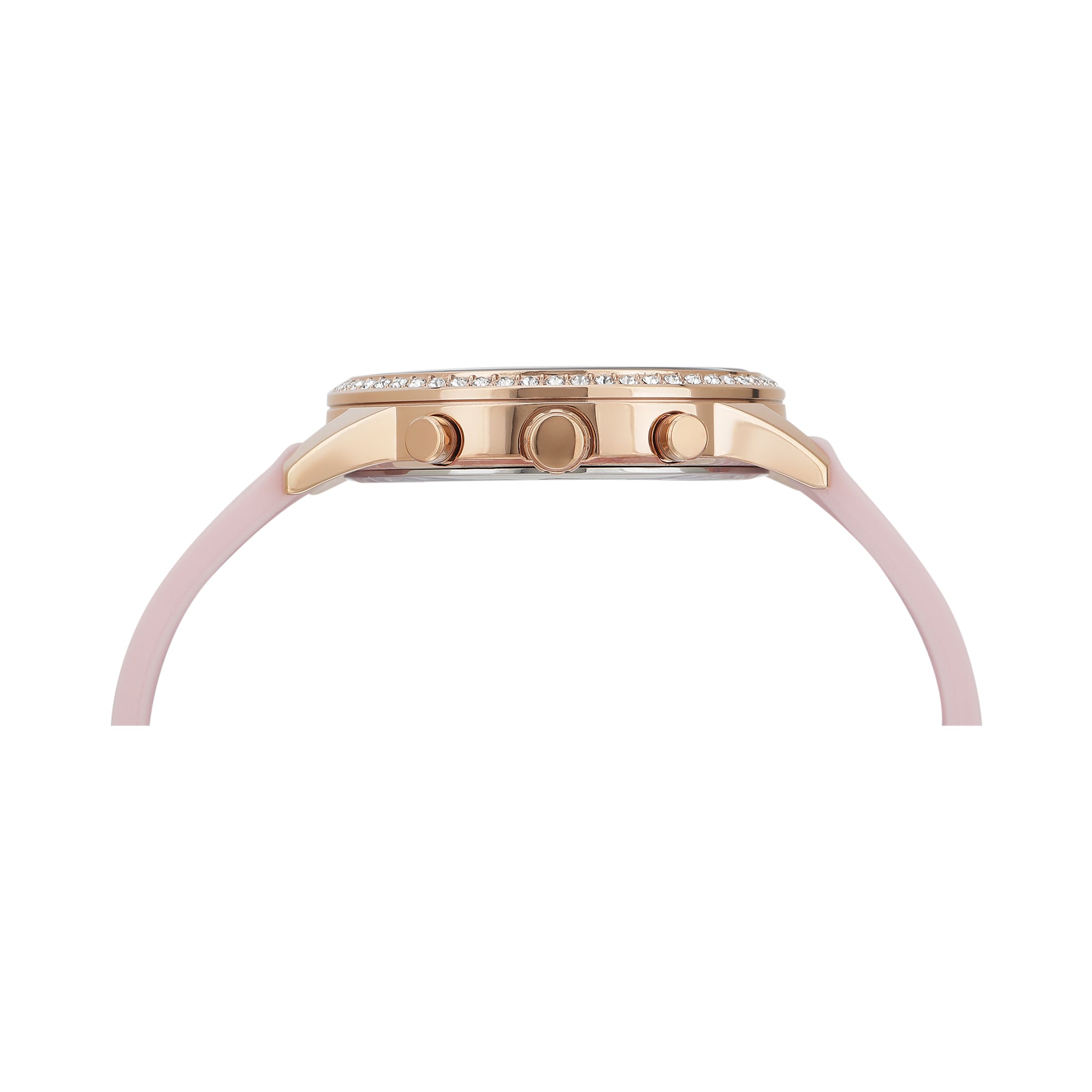 Guess 40 mm Champagne Dial Women Watch U1135L2M