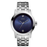 Guess 44 mm Blue Dial Men Analog Watch U11576G2M