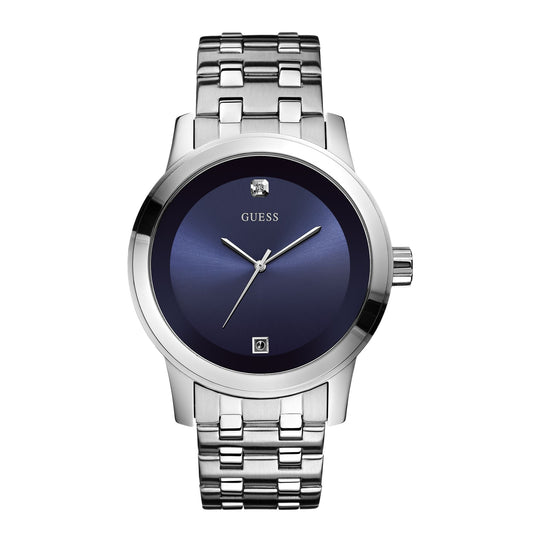 Guess Blue Dial Men Analog Watch - U11576G2M
