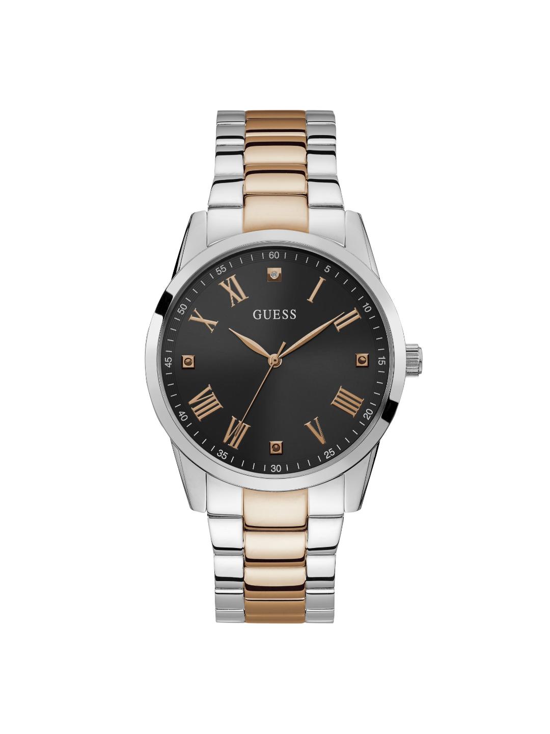 Guess Dress Men 42 mm Black Dial Analog Watch U1194G6M