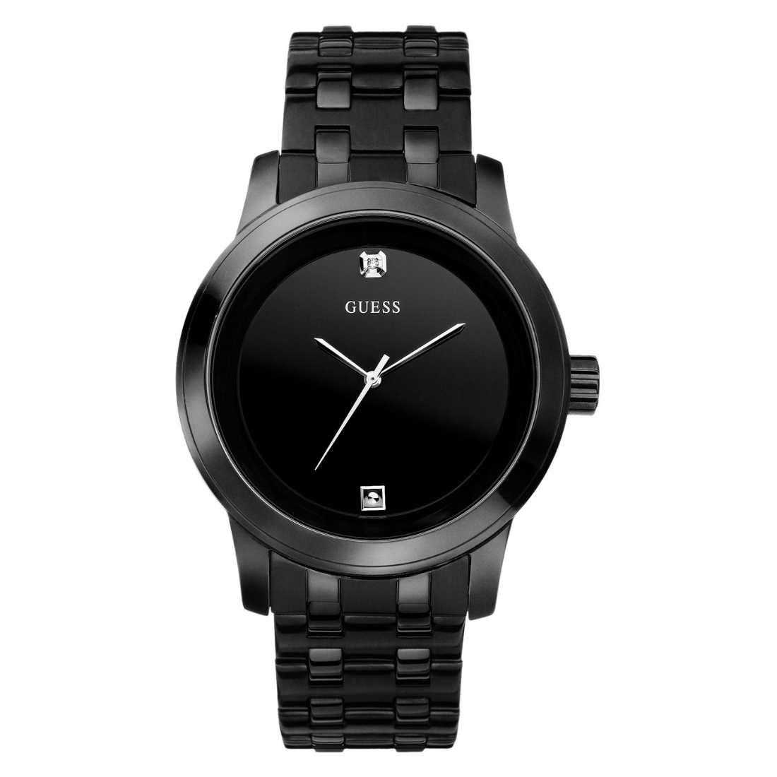 Guess Men 45 mm Telescope Black Dial Black Stainless Steel Bracelet Watch U12604G1M
