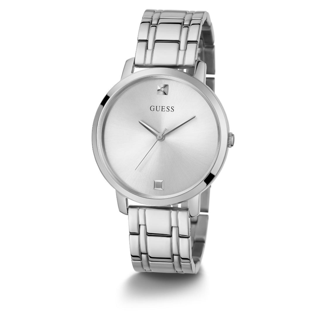 Guess Women 40 mm Silver Dial Analog Watch- U1313L1