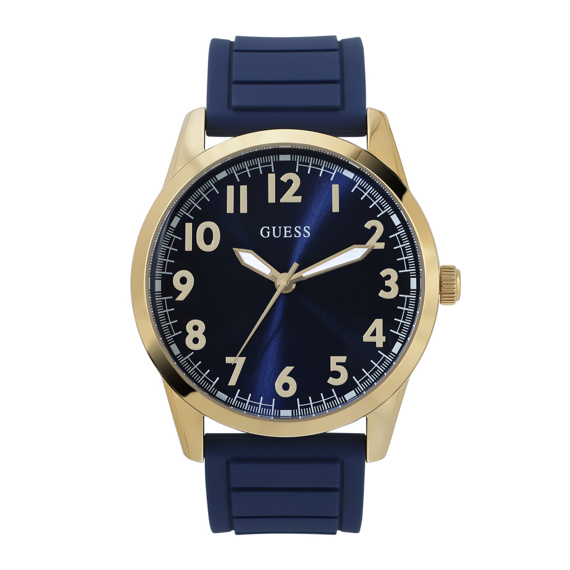 Guess 42 mm Blue Dial Men Watch U1324G1M