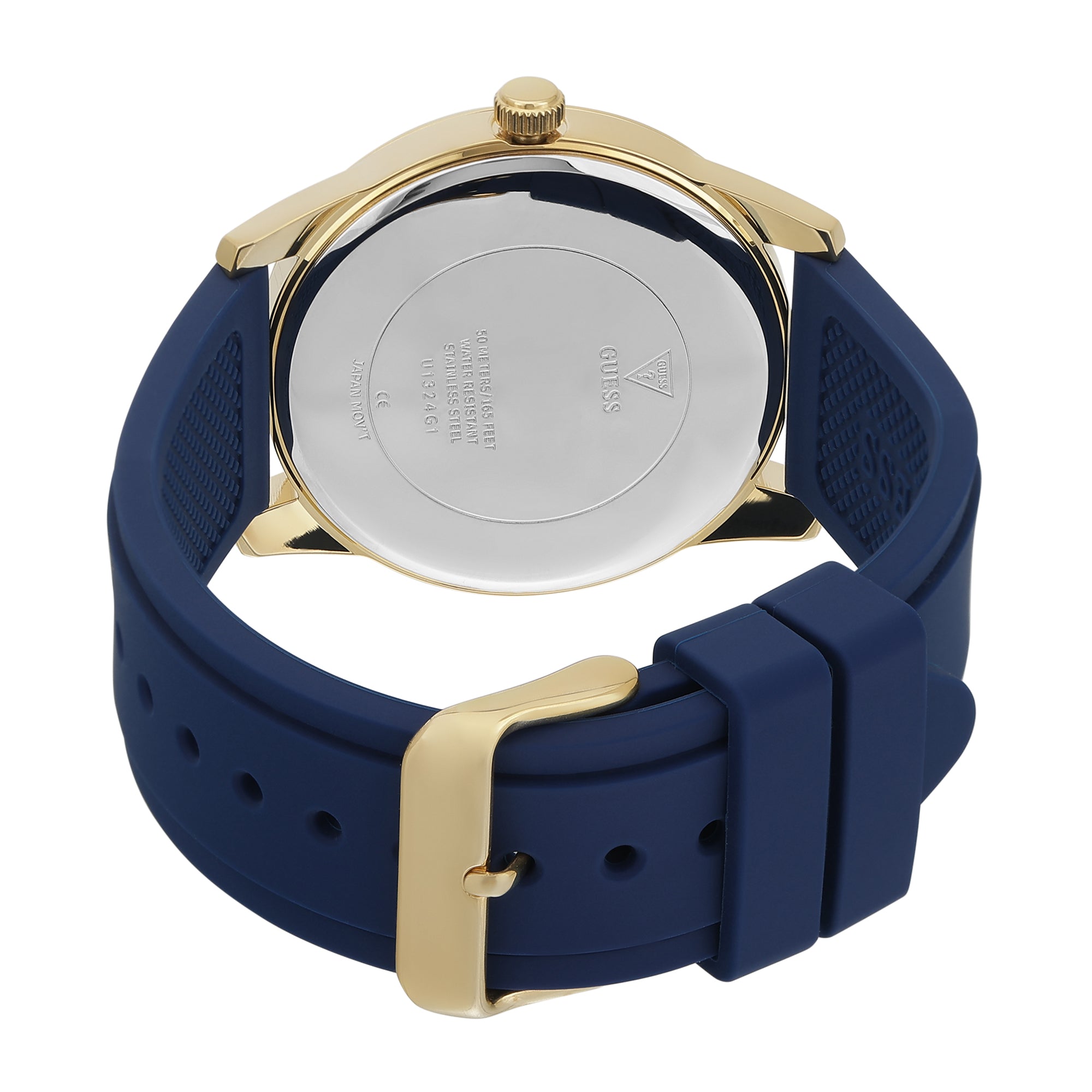 Guess 42 mm Blue Dial Men Watch U1324G1M