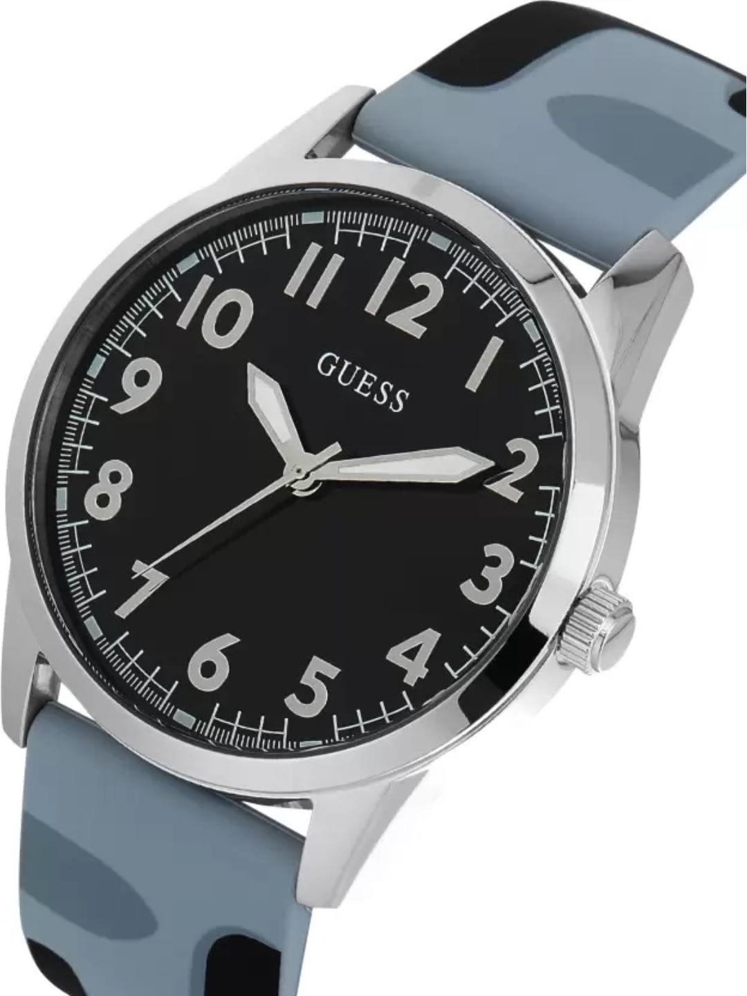 Guess Black Dial Men Analog Watch - U1324G3M